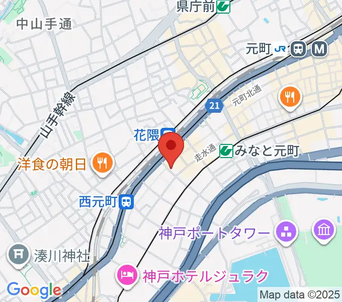 クラシックサロン・アマデウスの地図