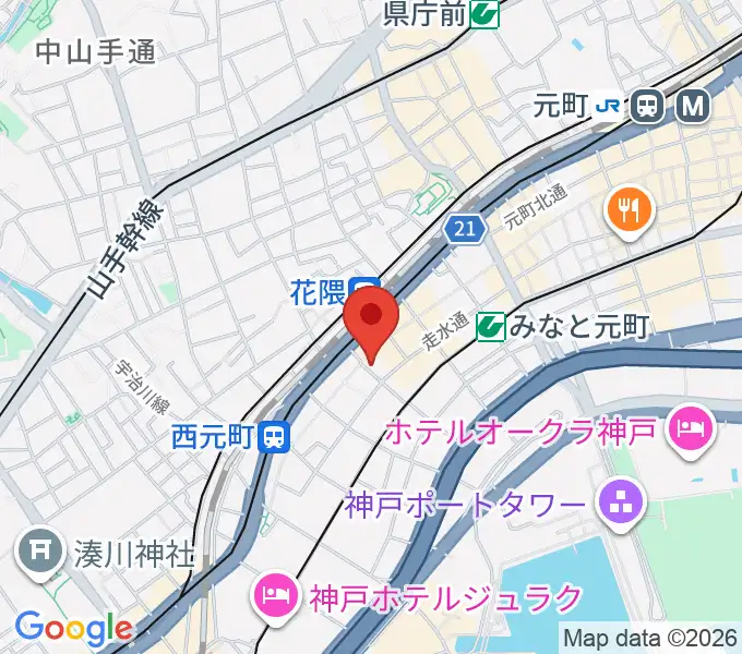 クラシックサロン・アマデウスの地図