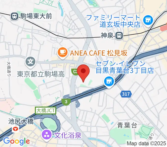 スタジオブラートの地図