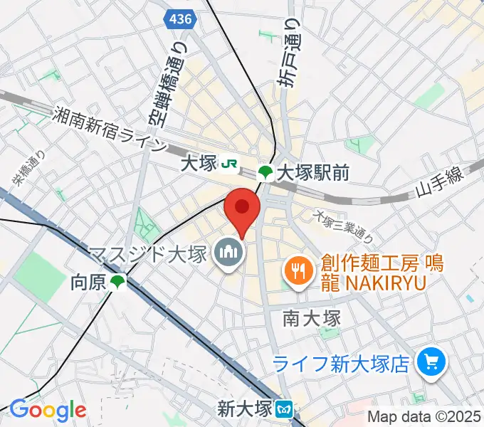 大塚All in Funの地図