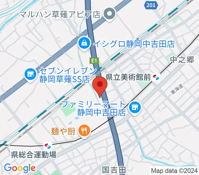 エムジーズの地図