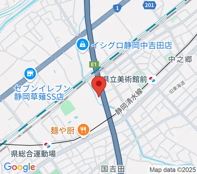 エムジーズの地図