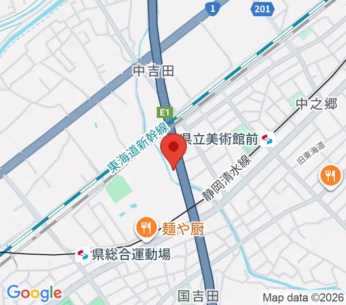 エムジーズの地図