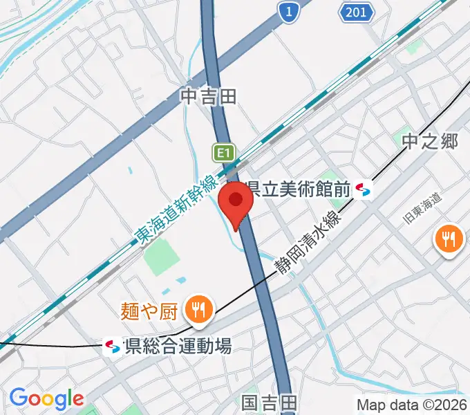 エムジーズの地図