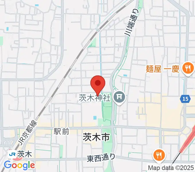 茨木市市民総合センター クリエイトセンターの地図