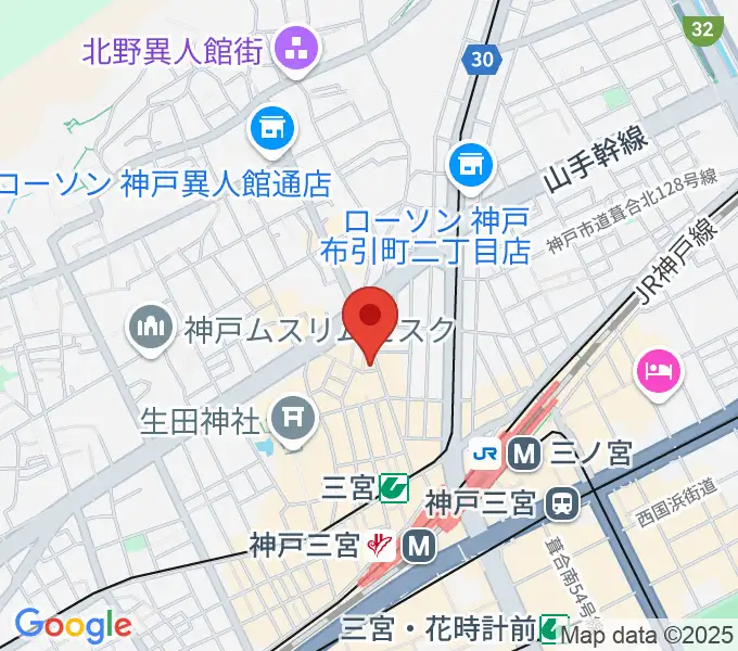 神戸DAY by DAYの地図
