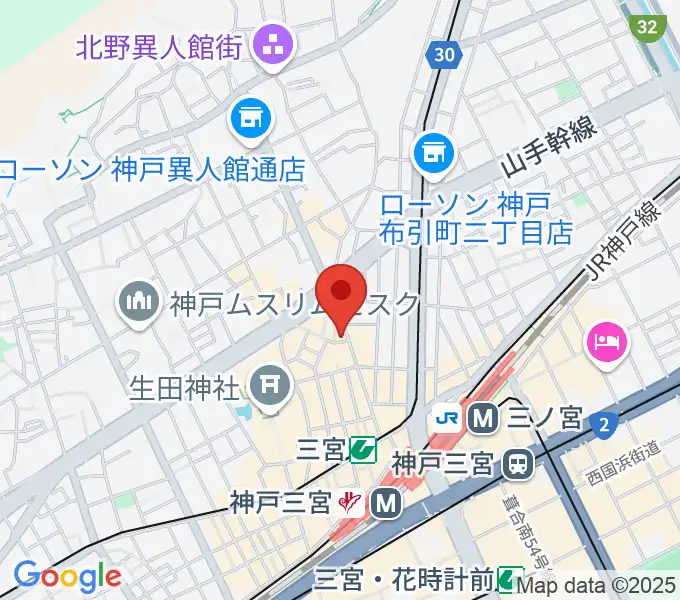 神戸DAY by DAYの地図