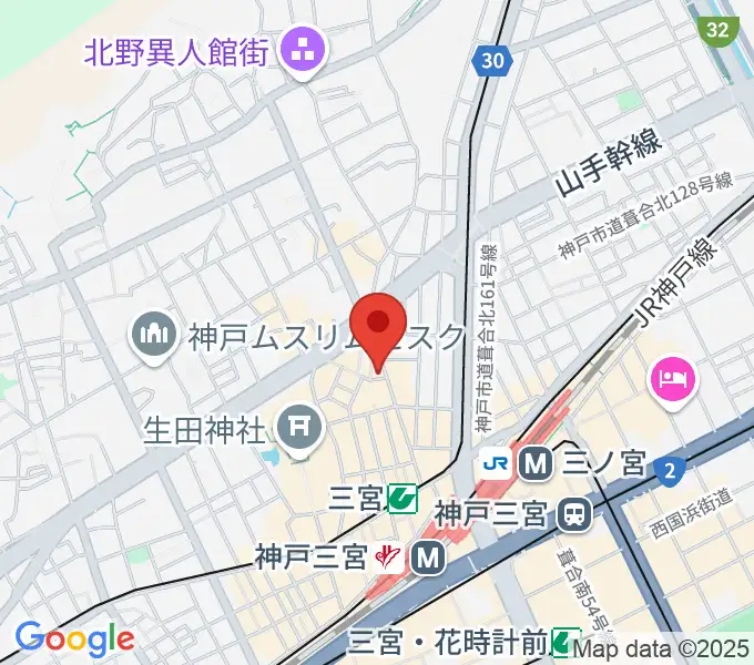 神戸DAY by DAYの地図