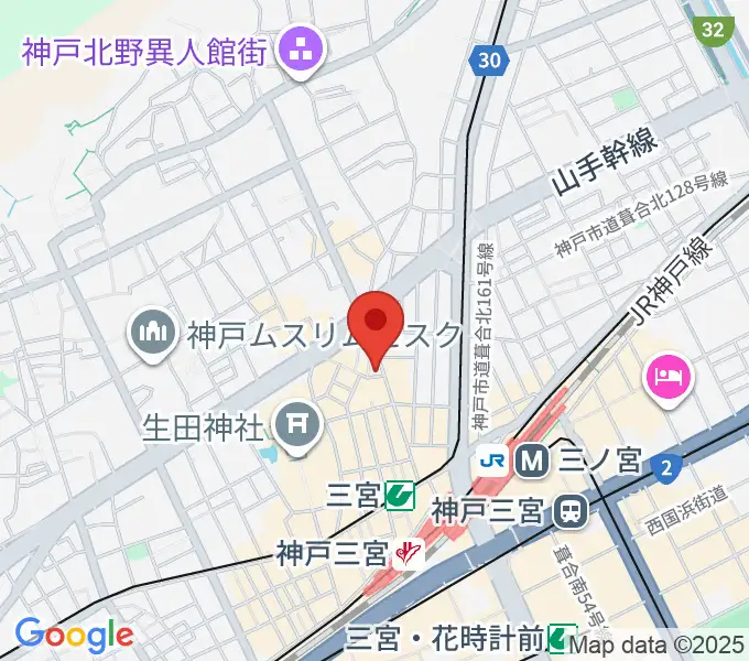 神戸DAY by DAYの地図