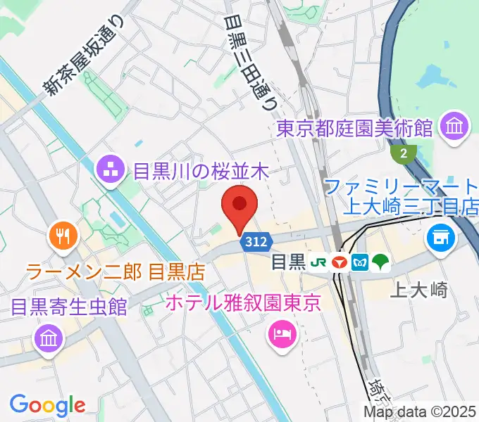 目黒リトルテキサスの地図
