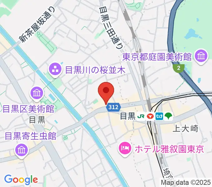 目黒リトルテキサスの地図