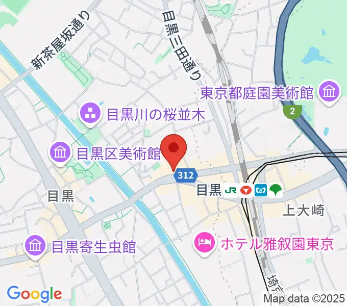 目黒リトルテキサスの地図