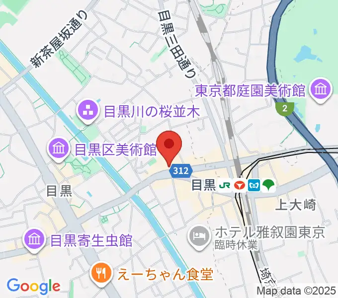 目黒リトルテキサスの地図