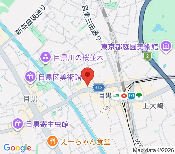 目黒リトルテキサスの地図