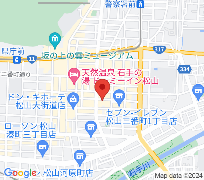 松山MONKの場所