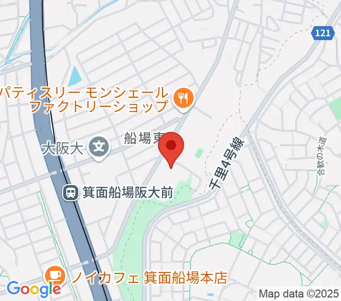 Bb箕面船場店の地図