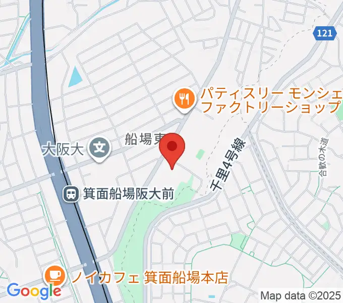 Bb箕面船場店の地図