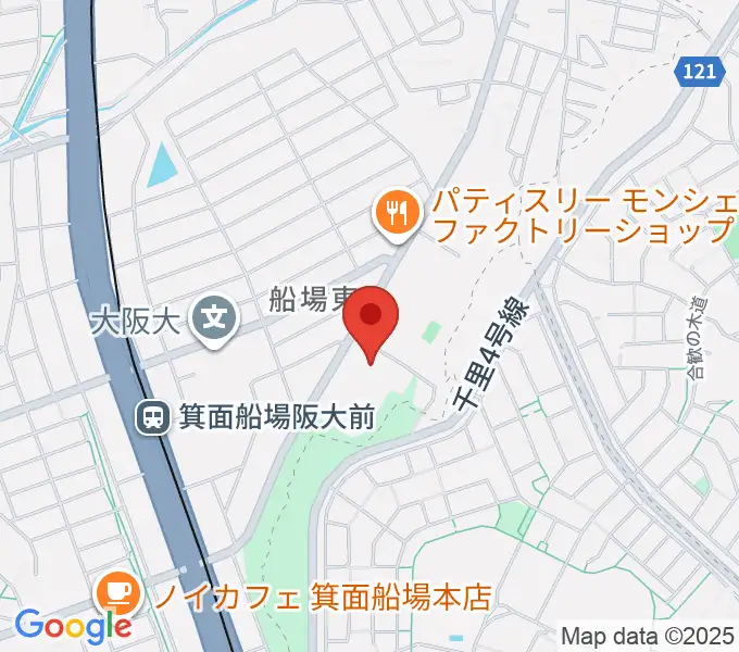Bb箕面船場店の地図