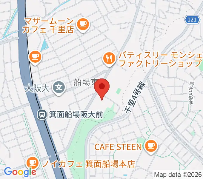 Bb箕面船場店の地図