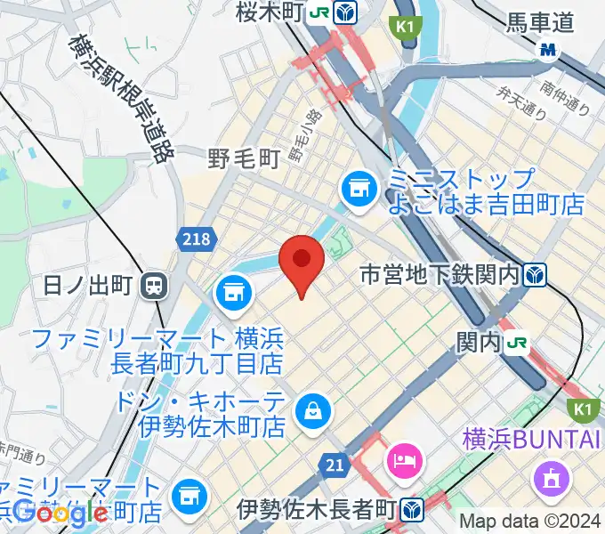 Jazz Club FAROUTの地図