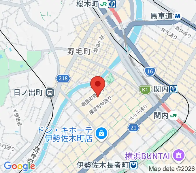 Jazz Club FAROUTの地図