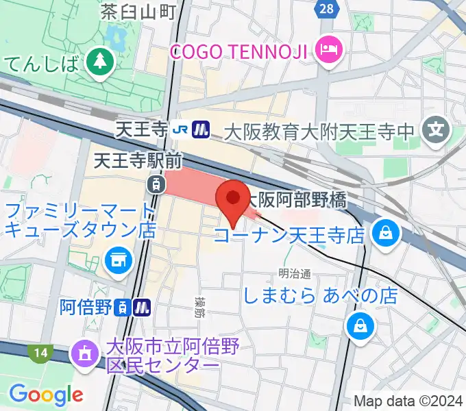 STAGE+PLUS（ステージプラス）の地図