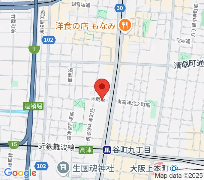 伽奈泥庵（カナディアン）の地図