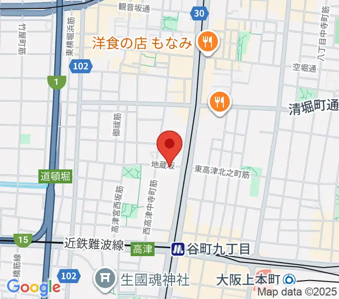 伽奈泥庵（カナディアン）の地図