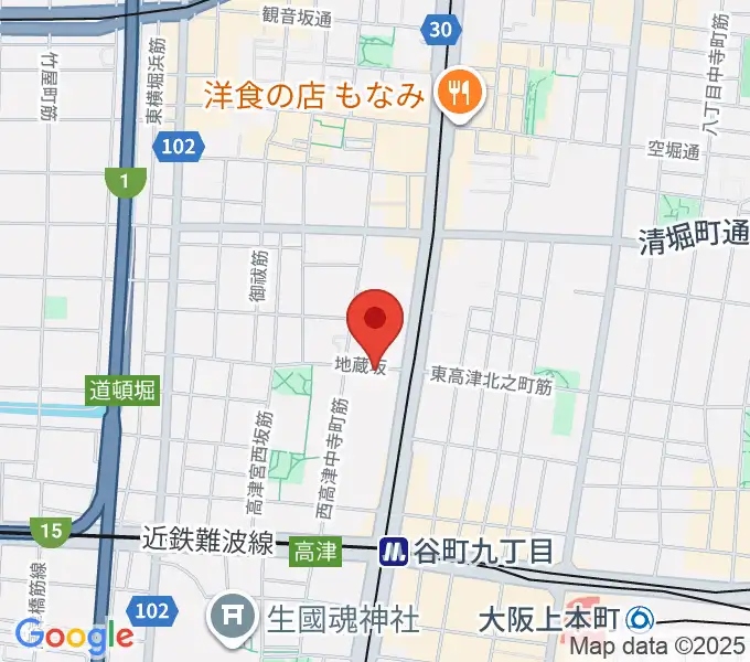 伽奈泥庵（カナディアン）の地図