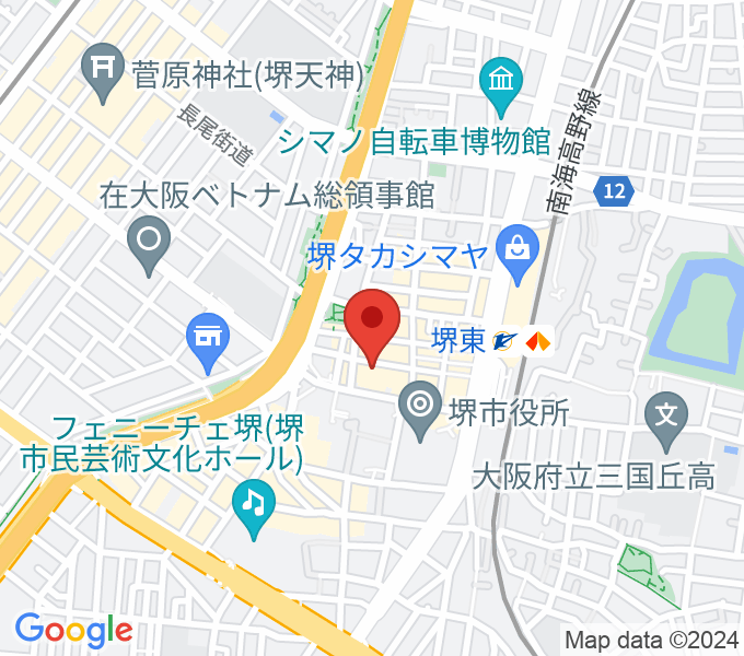 堺東club massiveの場所