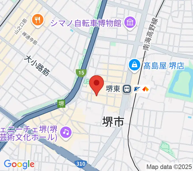 堺東club massiveの地図