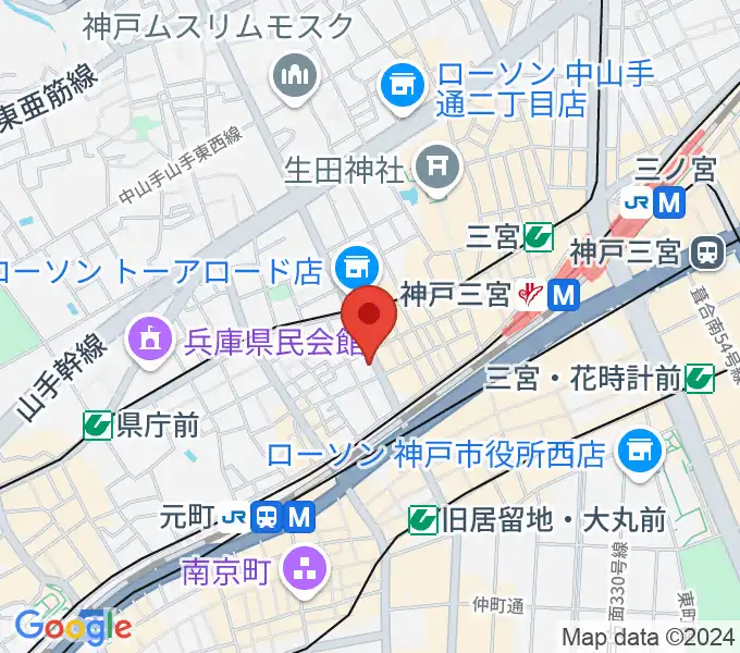 MOKUBA'S TAVERN 木馬の地図