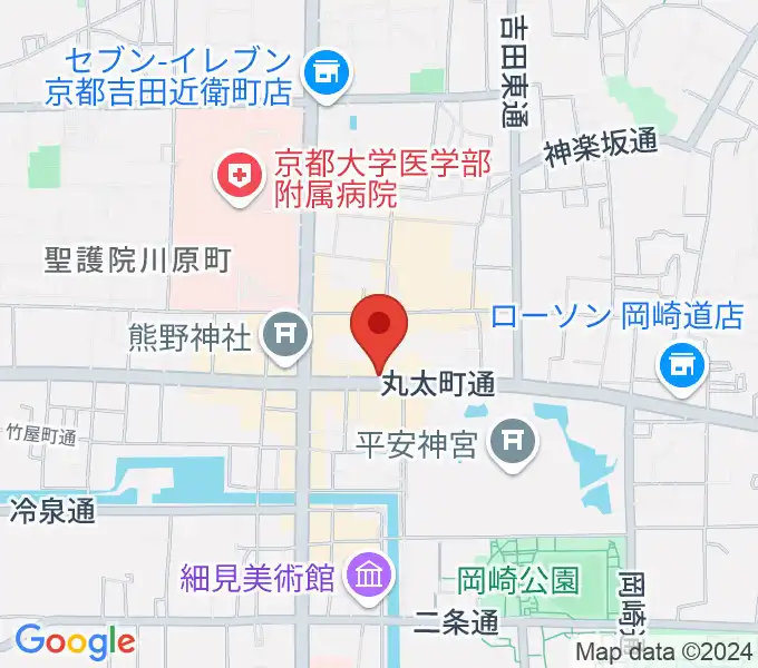 京都ZAC BARANの地図