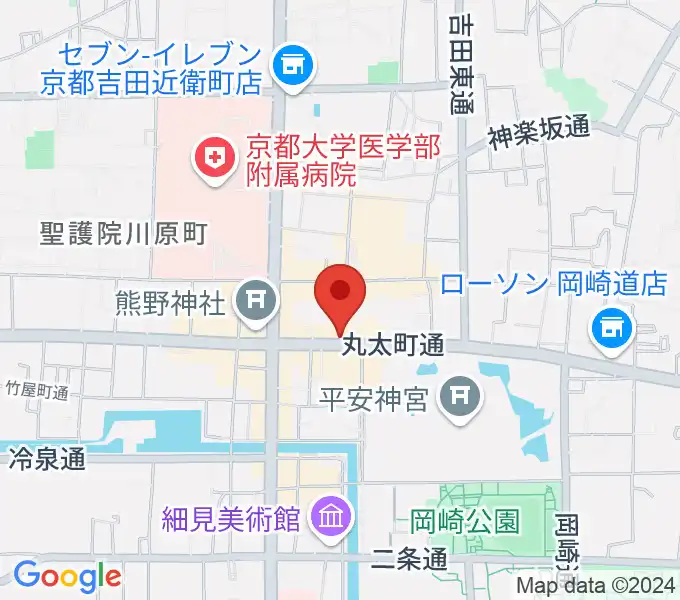 京都ZAC BARANの地図