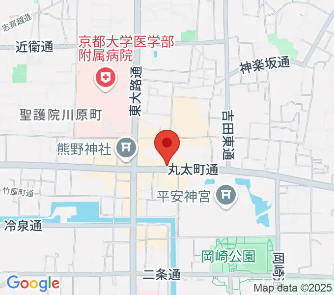 京都ZAC BARANの地図