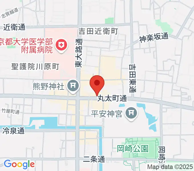 京都ZAC BARANの地図