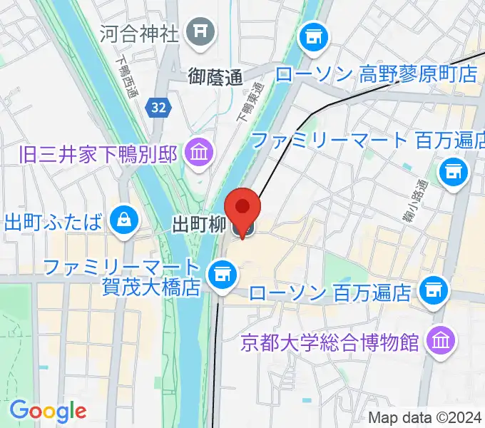 出町柳ラッシュライフの地図