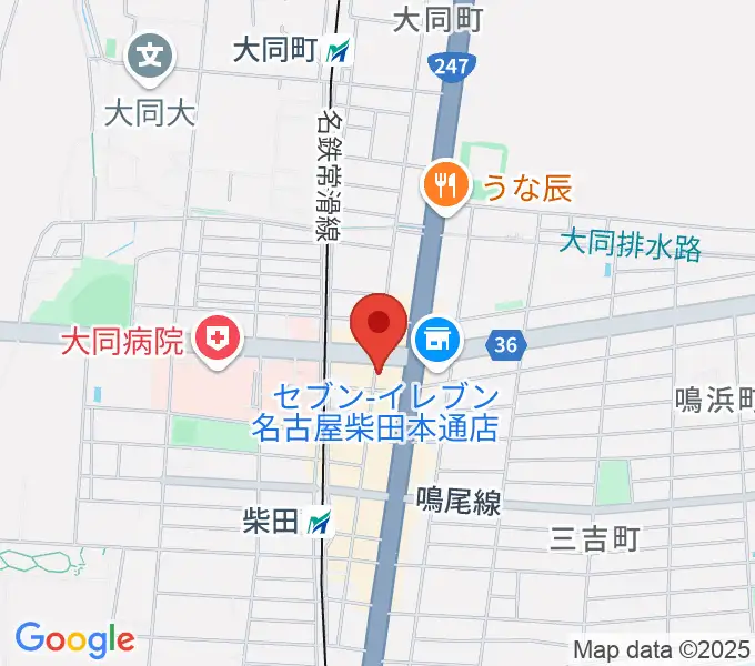 柴田アヒル @-hillの地図
