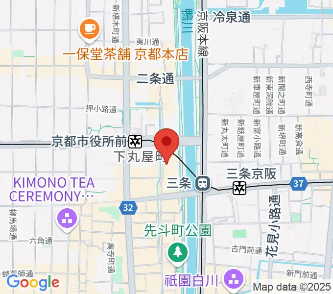木屋町モダンタイムスの地図