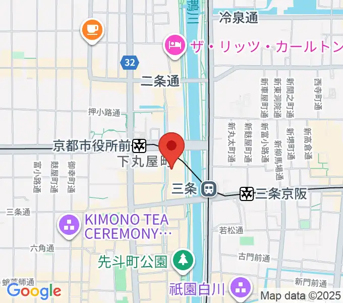 木屋町モダンタイムスの地図