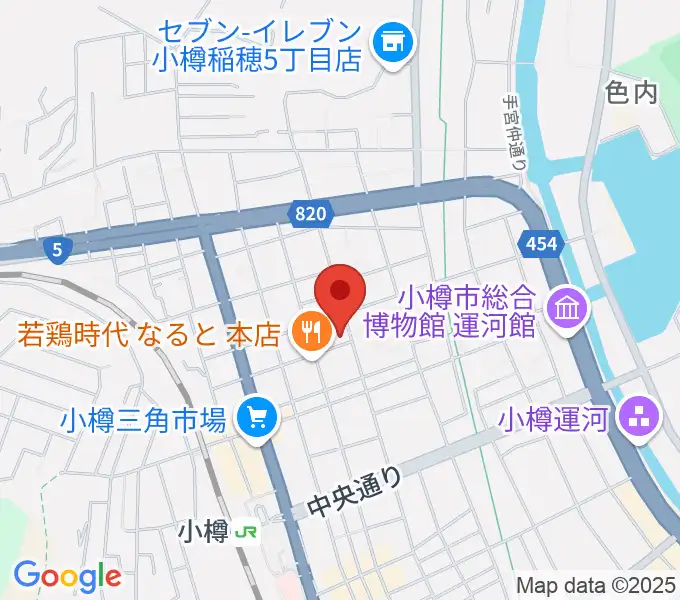 小樽CRU-Zの地図