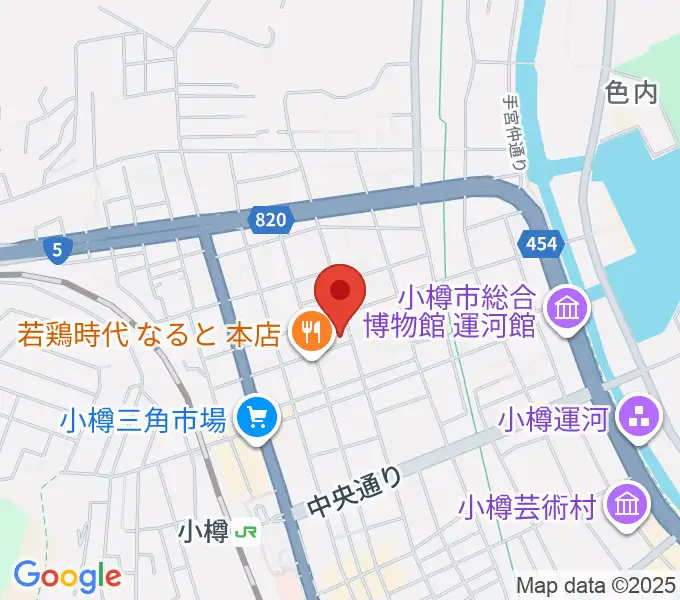 小樽CRU-Zの地図