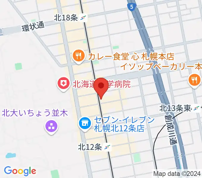 札幌LOGの地図