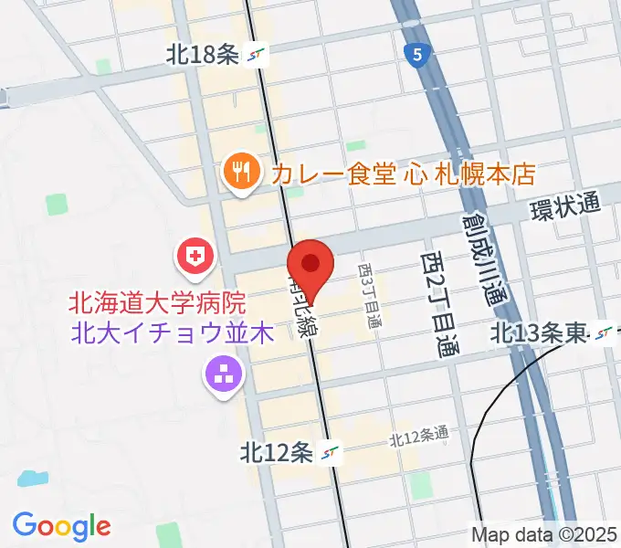 札幌LOGの地図