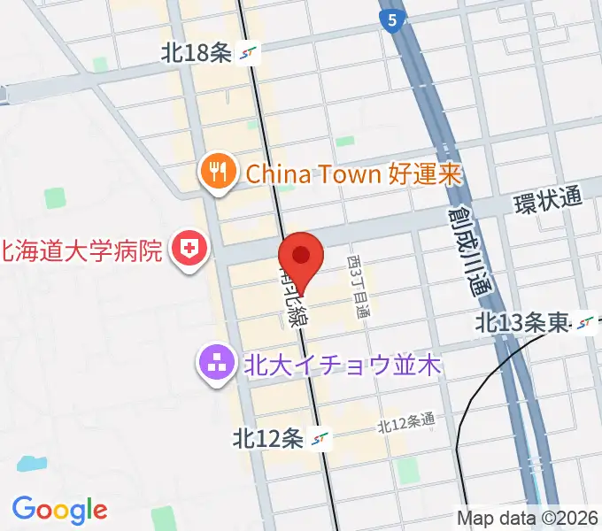 札幌LOGの地図