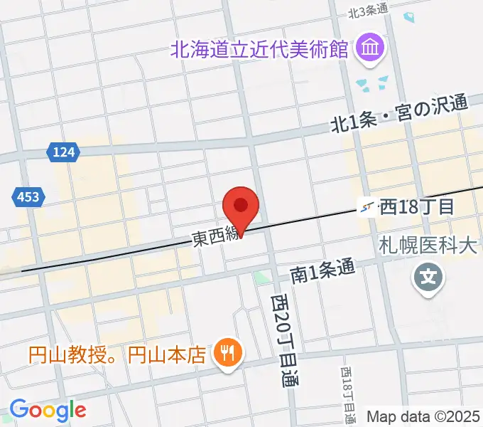 札幌くう COOの地図