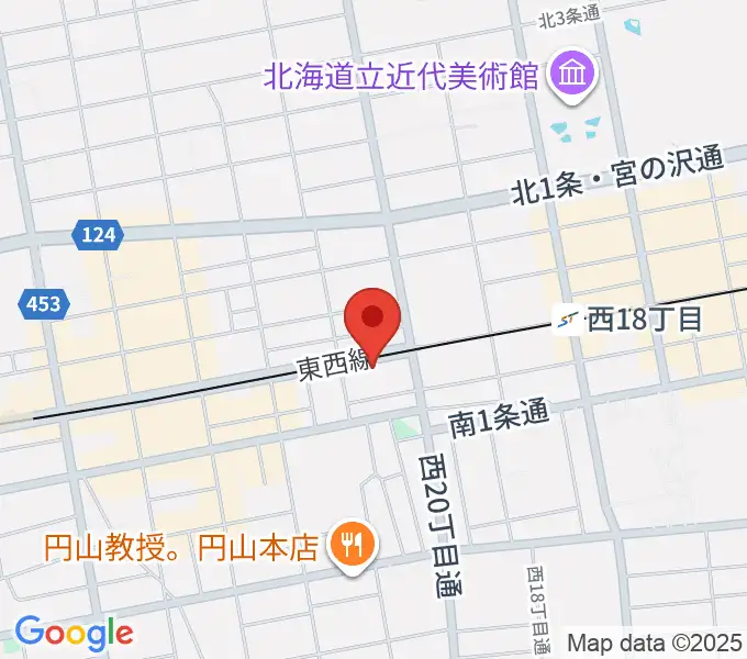 札幌くう COOの地図