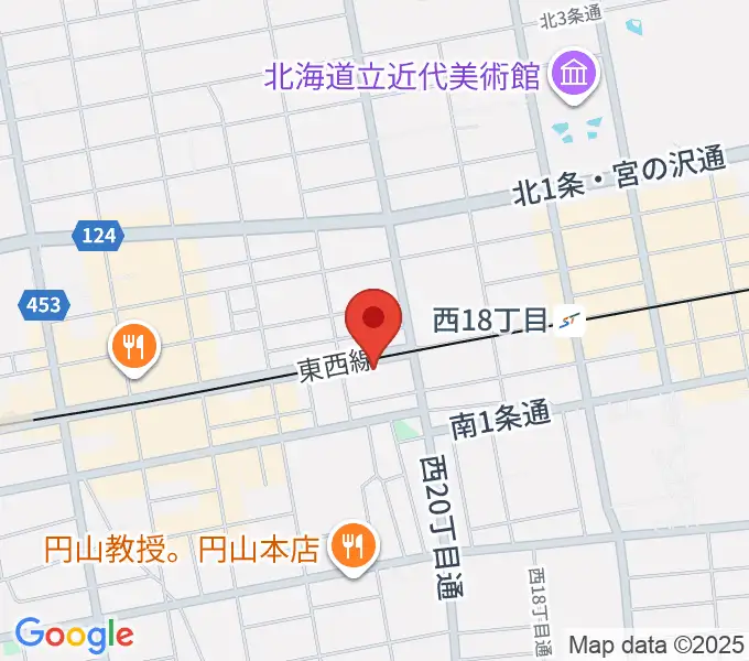 札幌くう COOの地図