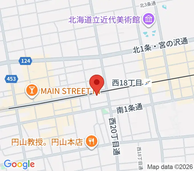 札幌くう COOの地図