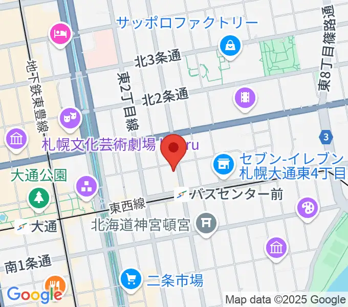 札幌SOUND CRUEの地図